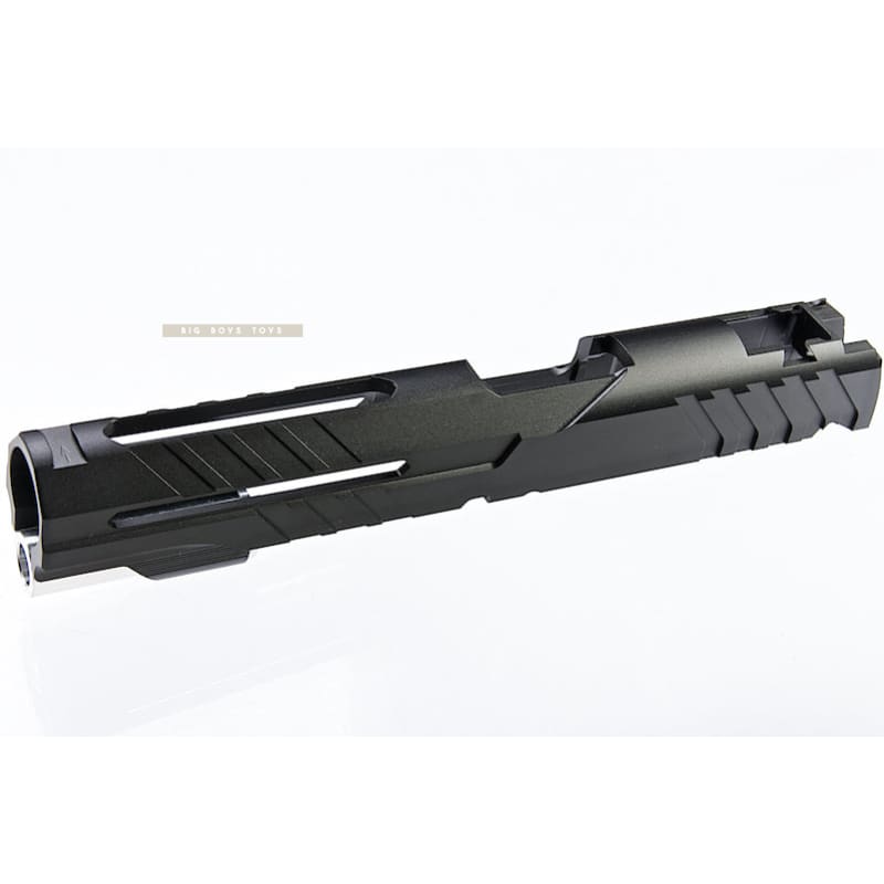 Airsoft Masterpiece Custom 'Alpha' Standard Slide for Tokyo Marui Hi - Capa / 1911 GBB - Black - Bang Bang Airsoft