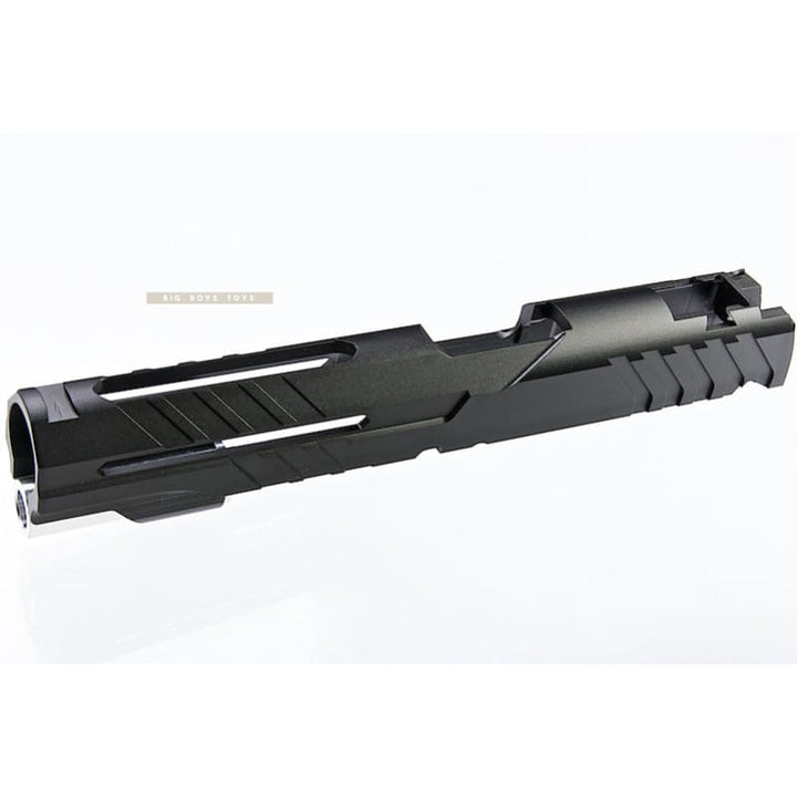 Airsoft Masterpiece Custom 'Alpha' Standard Slide for Tokyo Marui Hi - Capa / 1911 GBB - Black - Bang Bang Airsoft