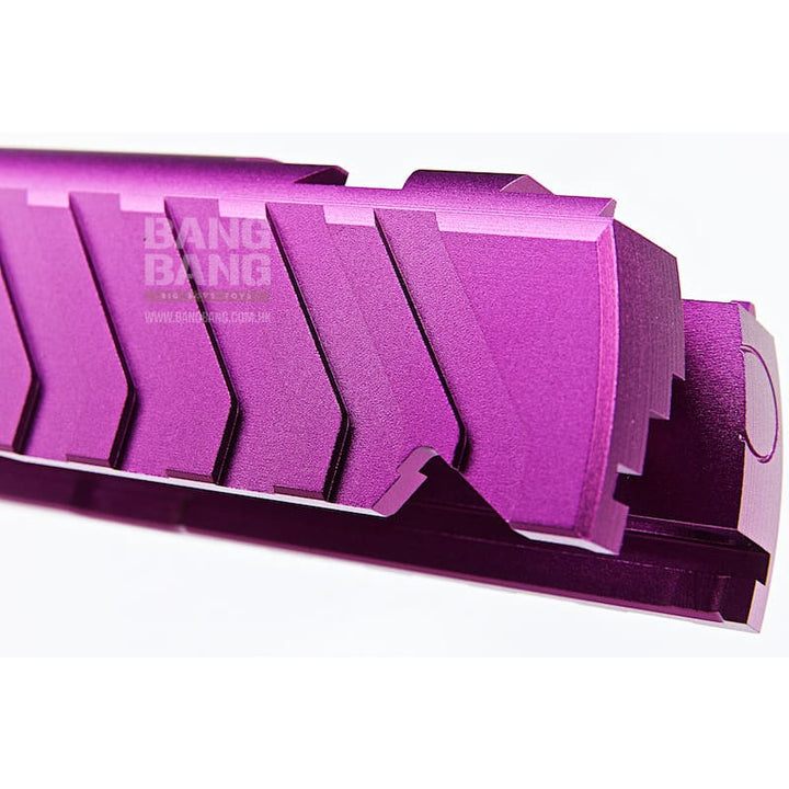 Airsoft Masterpiece Custom 'Alpha' Standard Slide for Tokyo Marui Hi - Capa / 1911 GBB - Purple - Bang Bang Airsoft