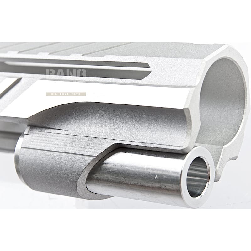 Airsoft Masterpiece Custom 'Alpha' Standard Slide for Tokyo Marui Hi - Capa / 1911 GBB - Silver - Bang Bang Airsoft