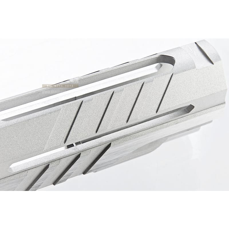 Airsoft Masterpiece Custom 'Alpha' Standard Slide for Tokyo Marui Hi - Capa / 1911 GBB - Silver - Bang Bang Airsoft
