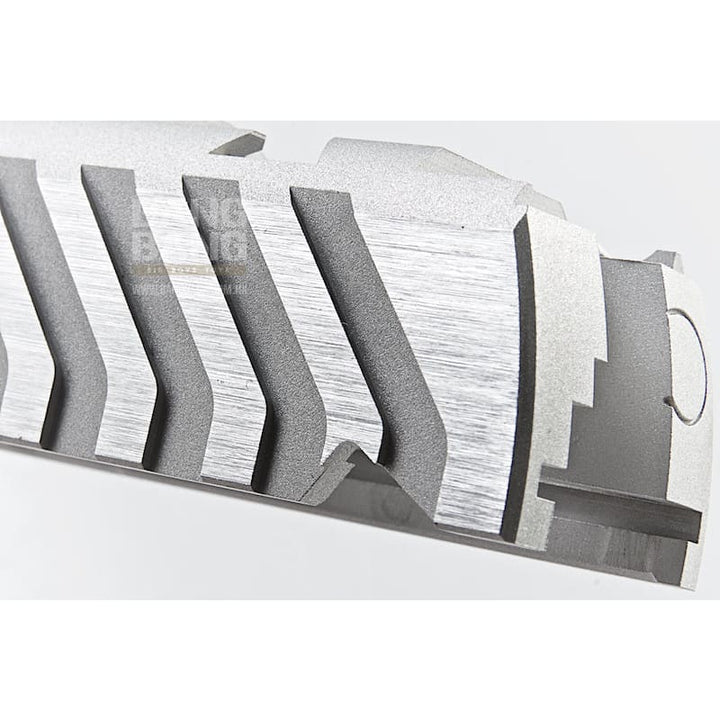 Airsoft Masterpiece Custom 'Alpha' Standard Slide for Tokyo Marui Hi - Capa / 1911 GBB - Silver - Bang Bang Airsoft