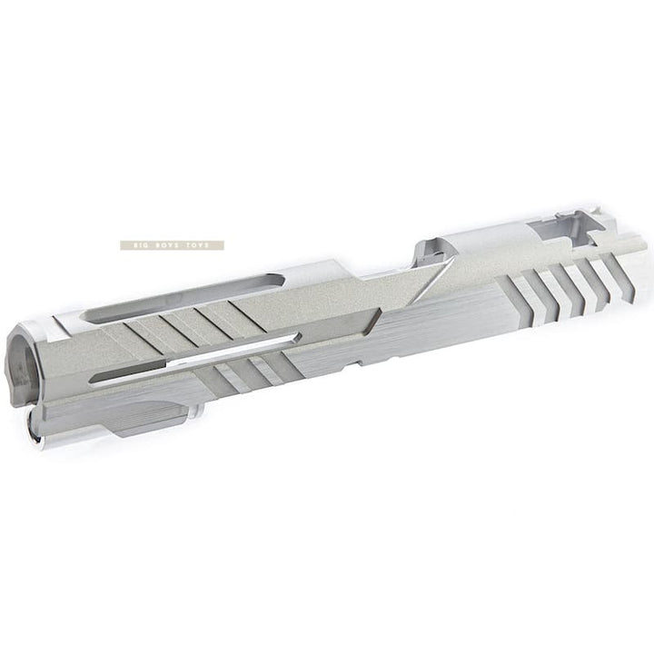 Airsoft Masterpiece Custom 'Alpha' Standard Slide for Tokyo Marui Hi - Capa / 1911 GBB - Silver - Bang Bang Airsoft