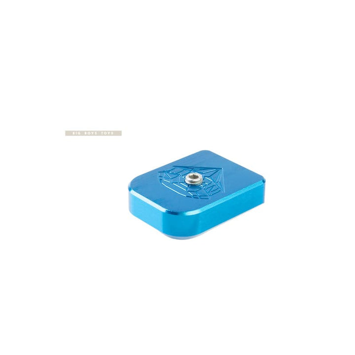 Airsoft Masterpiece Hi Capa Magazine Base (Aluminum, SV Infinity Diamond) - Blue - Bang Bang Airsoft