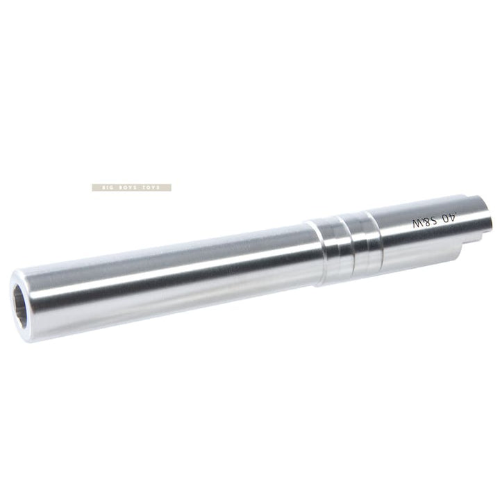 Airsoft Masterpiece Hi Capa Outer Barrel .40 S&W Stainless Steel Fix - Silver - Bang Bang Airsoft
