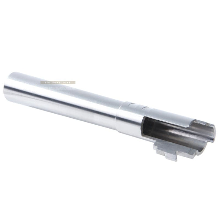Airsoft Masterpiece Hi Capa Outer Barrel .40 S&W Stainless Steel Fix - Silver - Bang Bang Airsoft