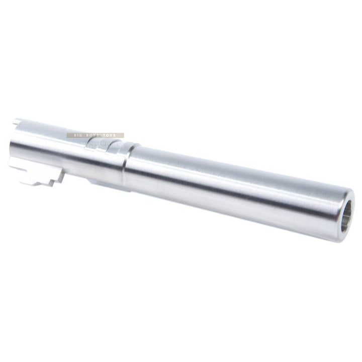 Airsoft Masterpiece Hi Capa Outer Barrel .40 S&W Stainless Steel Fix - Silver - Bang Bang Airsoft