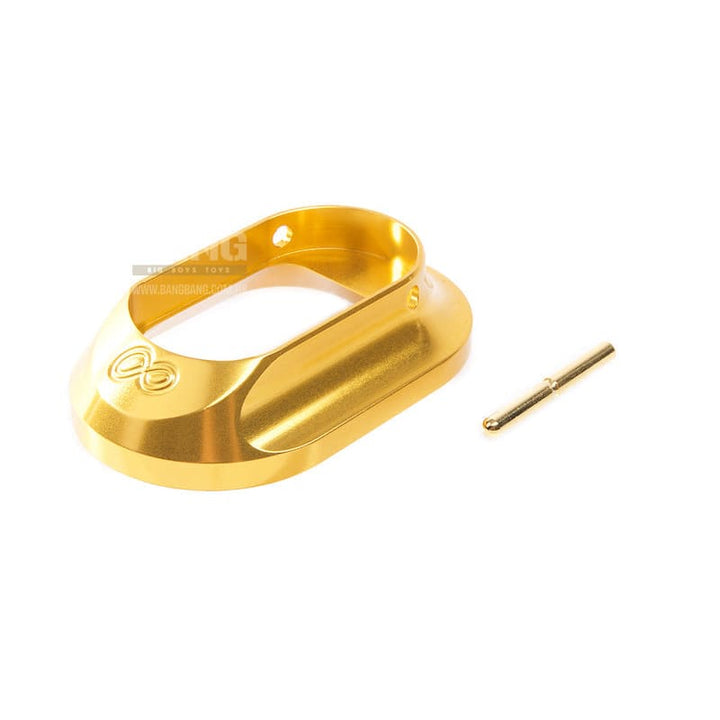 Airsoft Masterpiece Hugh Infinity Magwell for Aluminum Grip for Tokyo Marui Hi - Capa GBB - Gold - Bang Bang Airsoft