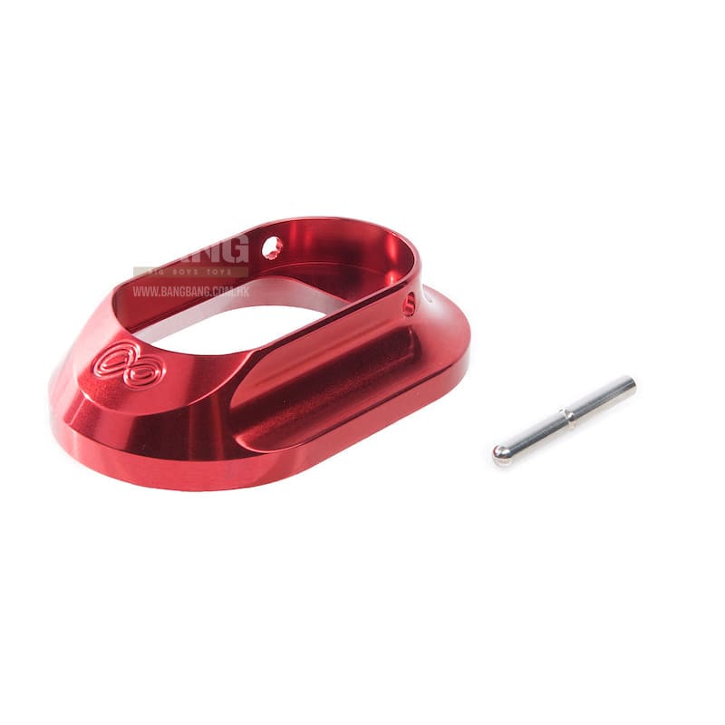 Airsoft Masterpiece Hugh Infinity Magwell for Aluminum Grip for Tokyo Marui Hi - Capa GBB - Red - Bang Bang Airsoft