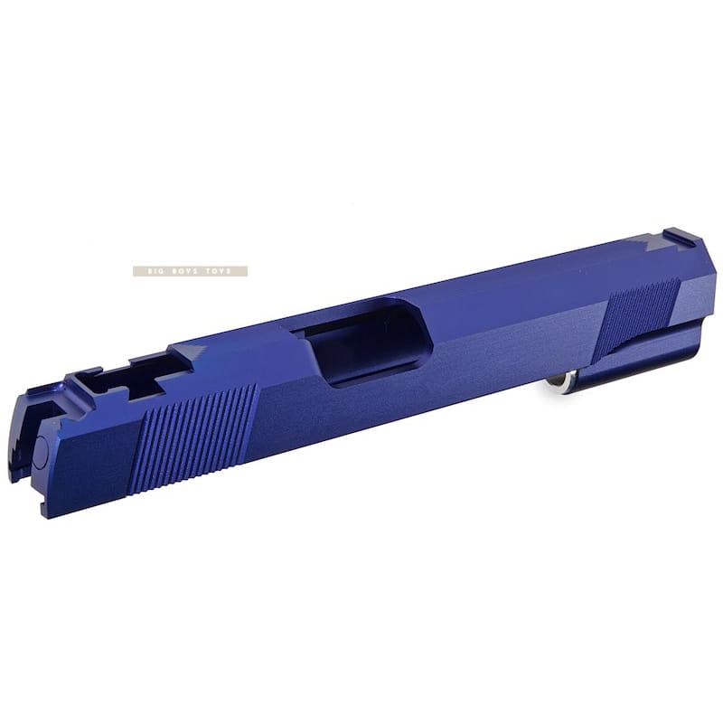 Airsoft Masterpiece Infinity Vintage Standard Slide for Tokyo Marui Hi - Capa / 1911 GBB - Blue - Bang Bang Airsoft
