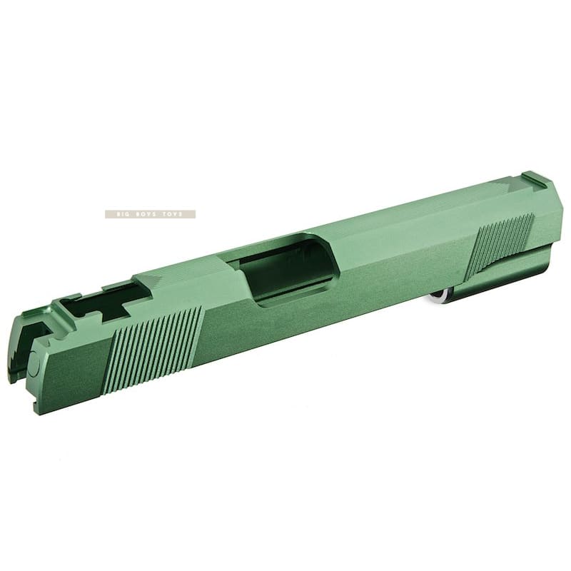Airsoft Masterpiece Infinity Vintage Standard Slide for Tokyo Marui Hi - Capa / 1911 GBB - Green - Bang Bang Airsoft