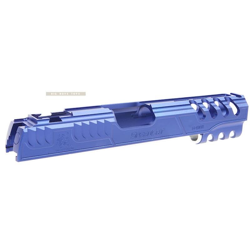 Airsoft Masterpiece Limcat 'SpeedCat' Standard Slide for Tokyo Marui Hi - Capa / 1911 - Blue(New Pattern) - Bang Bang Airsoft