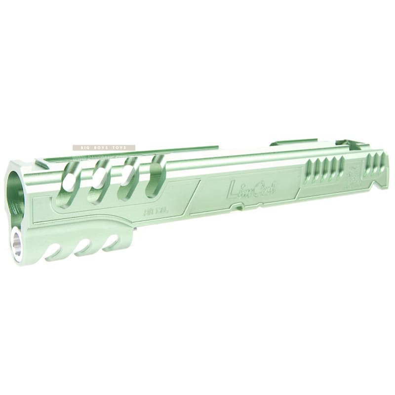 Airsoft Masterpiece Limcat 'SpeedCat' Standard Slide for Tokyo Marui Hi - Capa / 1911 - Green(New Pattern) - Bang Bang Airsoft