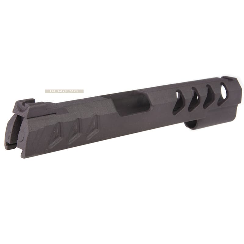 Airsoft Masterpiece Slide 5.1 (Warout Custom 3D Print) (Ver.2) for Tokyo Marui Hi Capa/1911 GBB - BK - Bang Bang Airsoft