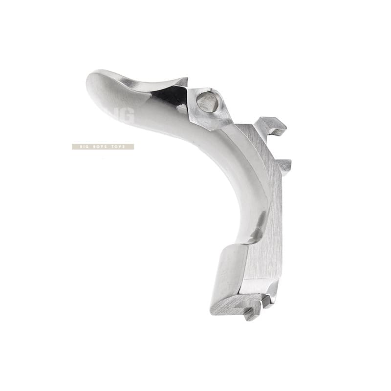 Airsoft Masterpiece Steel Grip Safety (Type 2 - S Style) for Tokyo Marui Hi - Capa GBB - Silver - Bang Bang Airsoft