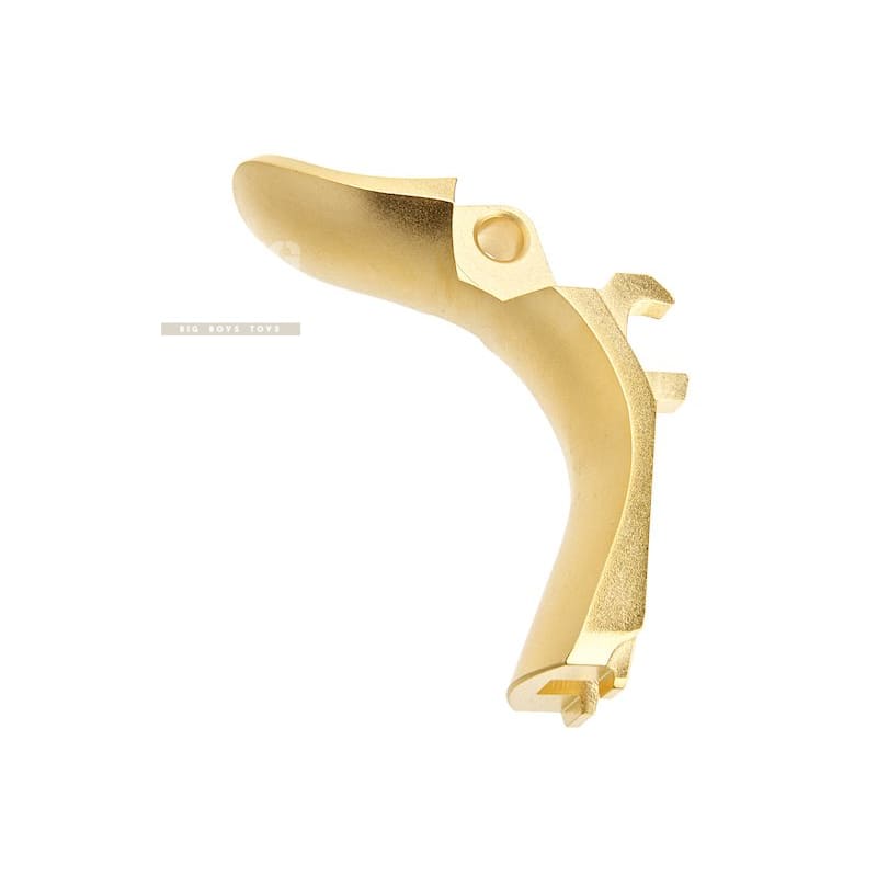 Airsoft Masterpiece Steel Grip Safety (Type 3 - Infinity Signature) for Tokyo Marui Hi - Capa GBB - Gold - Bang Bang Airsoft