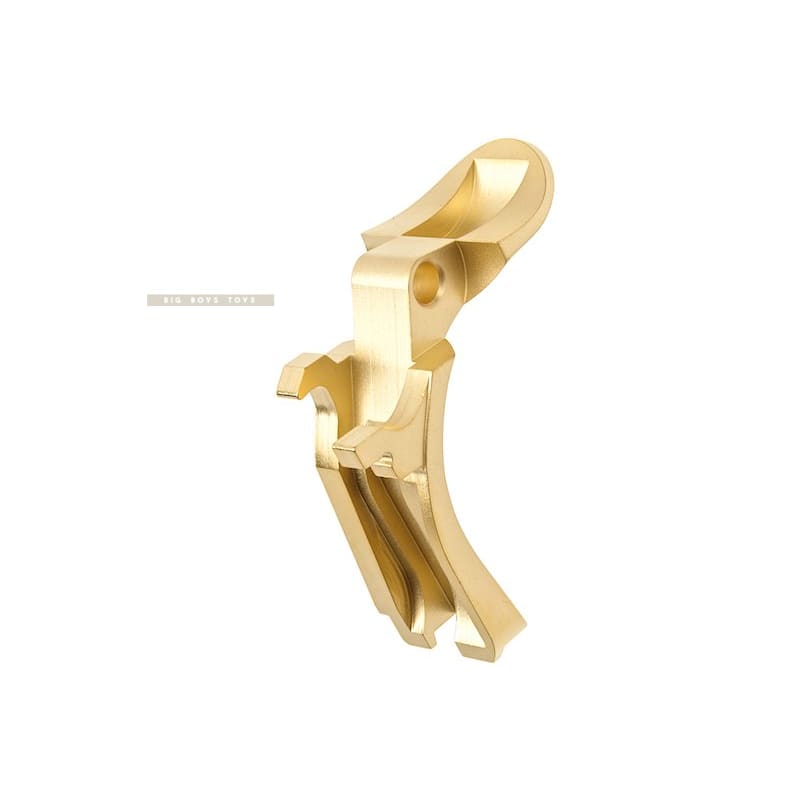 Airsoft Masterpiece Steel Grip Safety (Type 3 - Infinity Signature) for Tokyo Marui Hi - Capa GBB - Gold - Bang Bang Airsoft