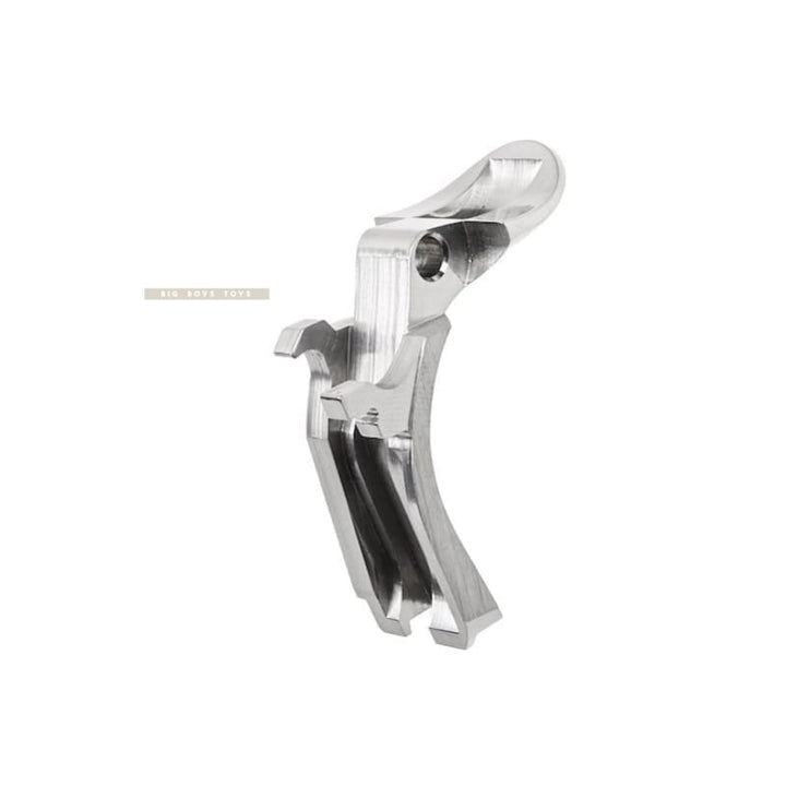 Airsoft Masterpiece Steel Grip Safety (Type 3 - Infinity Signature) for Tokyo Marui Hi - Capa GBB - Silver - Bang Bang Airsoft