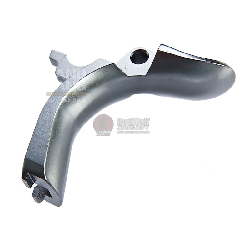 Airsoft Masterpiece Steel Grip Safety - Type 3 INFINITY Signature Style for Tokyo Marui Hi - Capa / 1911 GBB - Gun Metal Grey - Bang Bang Airsoft