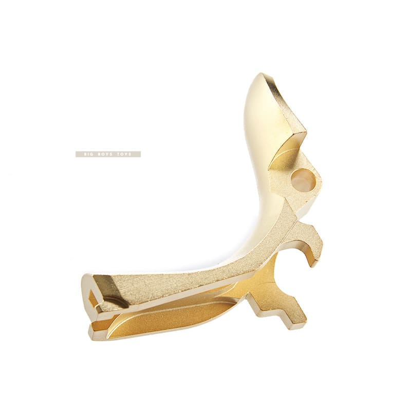 Airsoft Masterpiece Steel Grip Safety (Type 4 Design) for Tokyo Marui 1911 GBB - Gold - Bang Bang Airsoft