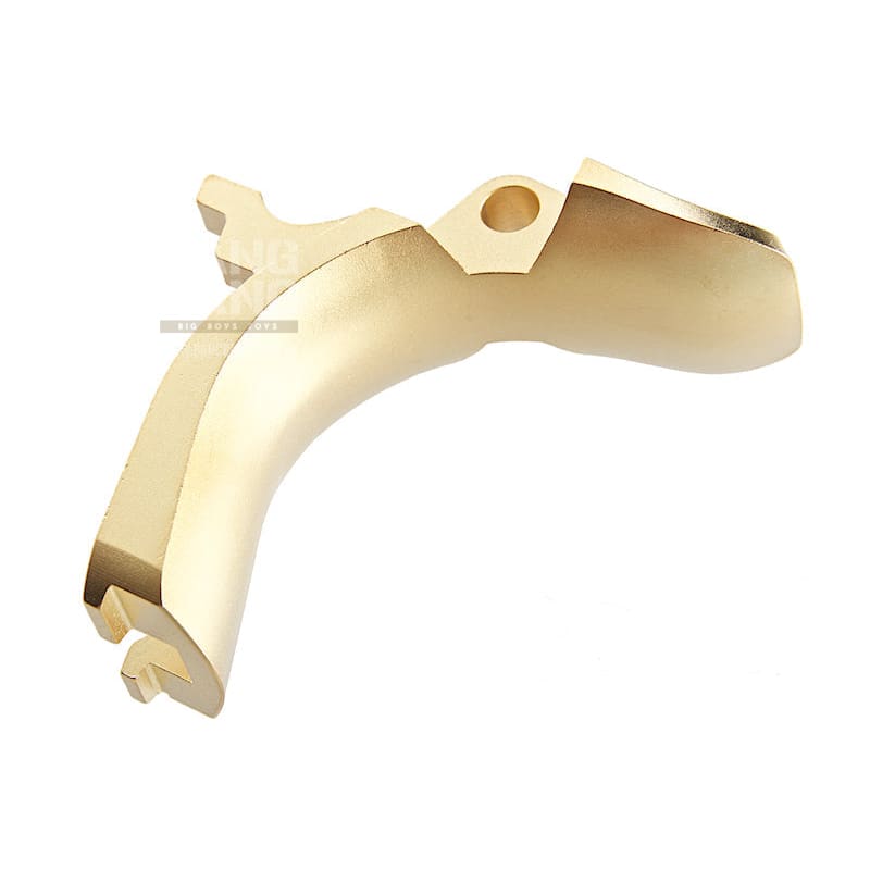 Airsoft Masterpiece Steel Grip Safety (Type 4 Design) for Tokyo Marui 1911 GBB - Gold - Bang Bang Airsoft