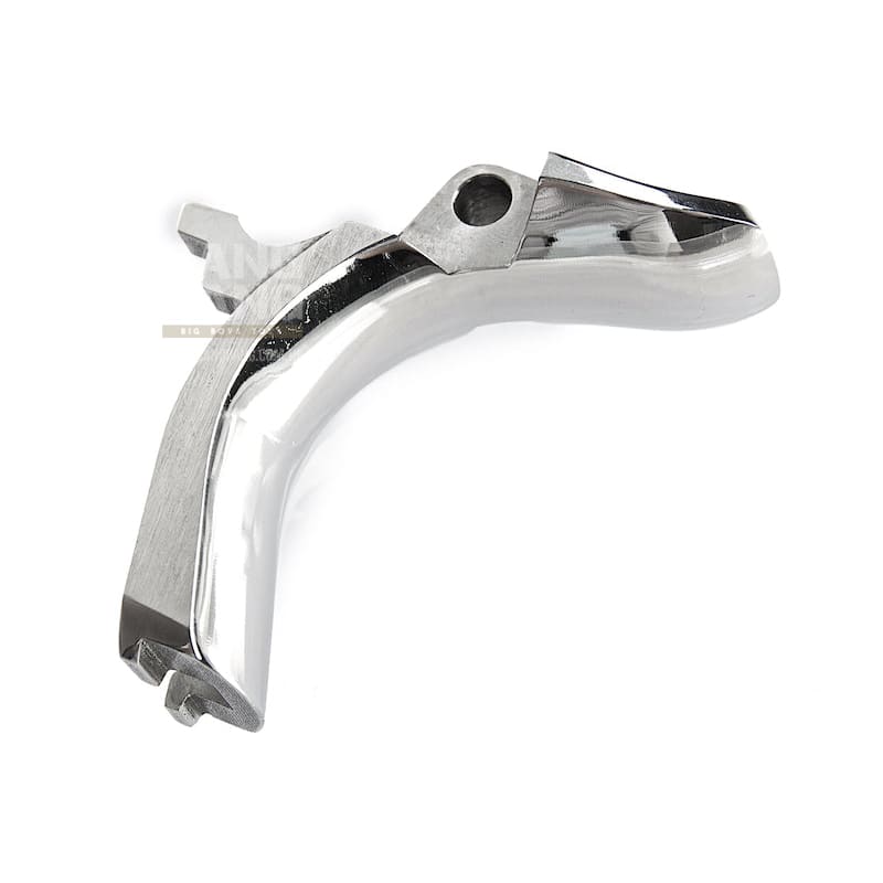 Airsoft Masterpiece Steel Grip Safety (Type 4 Design) for Tokyo Marui 1911 GBB - Silver - Bang Bang Airsoft