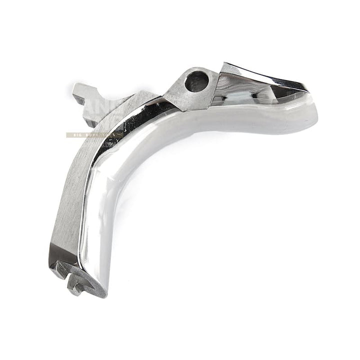 Airsoft Masterpiece Steel Grip Safety (Type 4 Design) for Tokyo Marui 1911 GBB - Silver - Bang Bang Airsoft