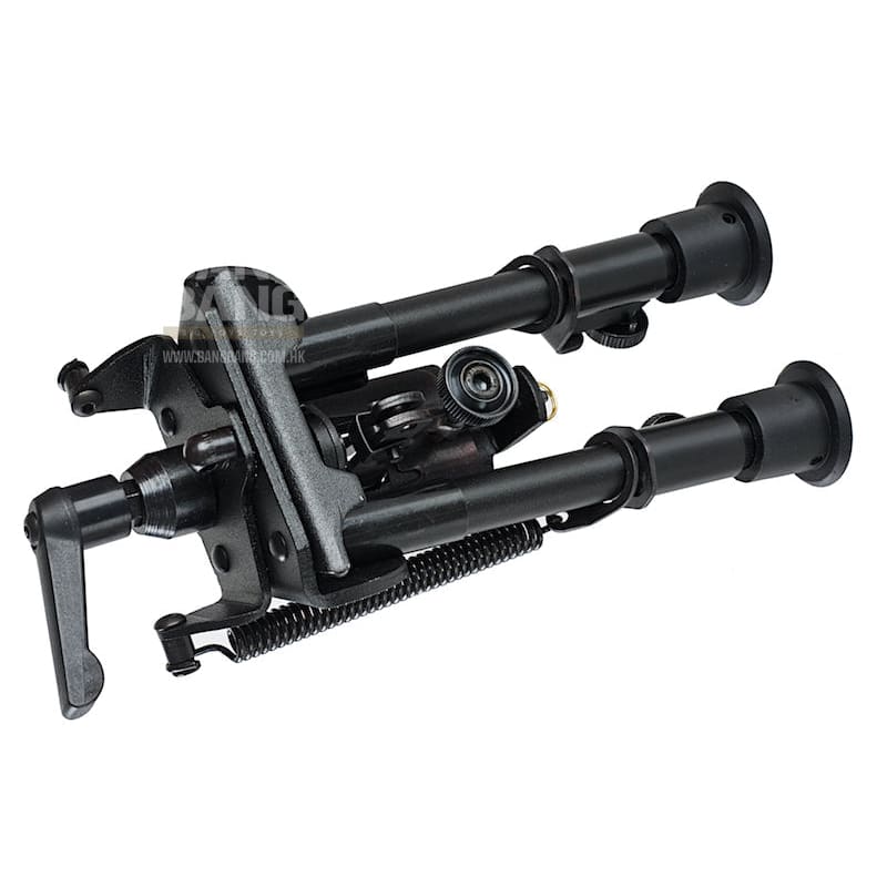 Alpha parts 6-9 inch adjustable spring return bipod with fas