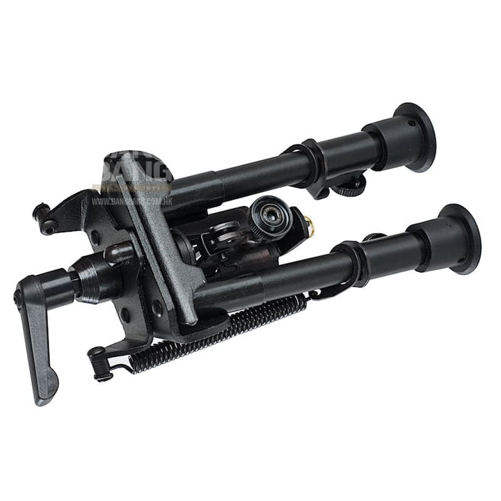 Alpha parts 6-9 inch adjustable spring return bipod with fas