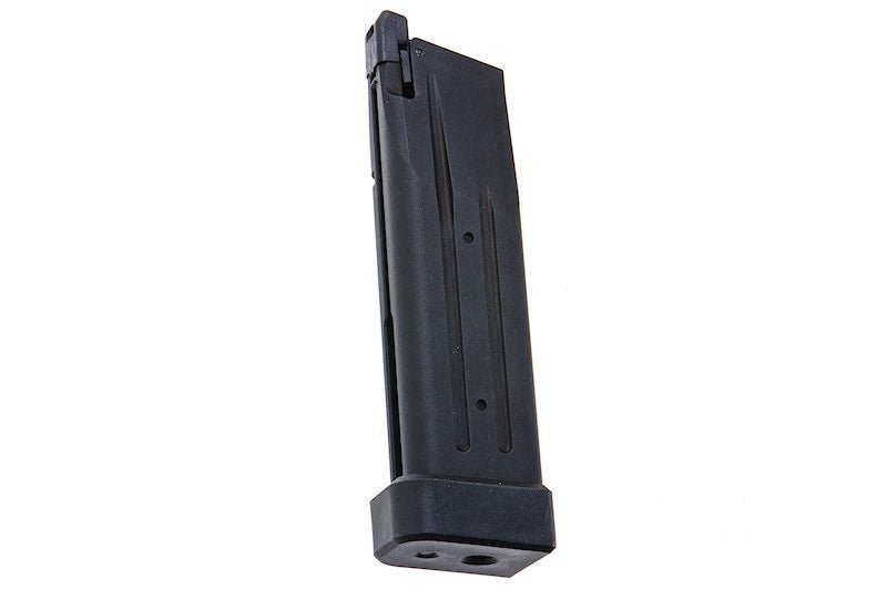 Alpha Parts Tokyo Marui Hi Capa Airsoft Green Gas Magazine (31rounds, CNC Aluminum, Black) - Bang Bang Airsoft