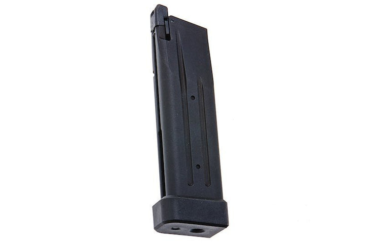 Alpha Parts Tokyo Marui Hi Capa Airsoft Green Gas Magazine (31rounds, CNC Aluminum, Black) - Bang Bang Airsoft