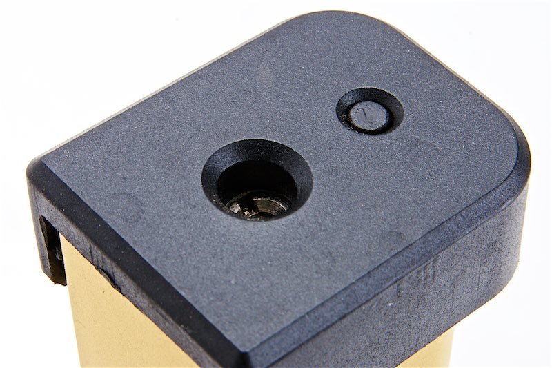 Alpha Parts Tokyo Marui Hi Capa Airsoft Green Gas Magazine (31rounds, CNC Aluminum, Gold) - Bang Bang Airsoft