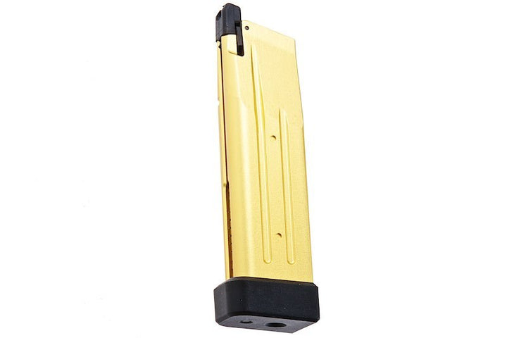 Alpha Parts Tokyo Marui Hi Capa Airsoft Green Gas Magazine (31rounds, CNC Aluminum, Gold) - Bang Bang Airsoft