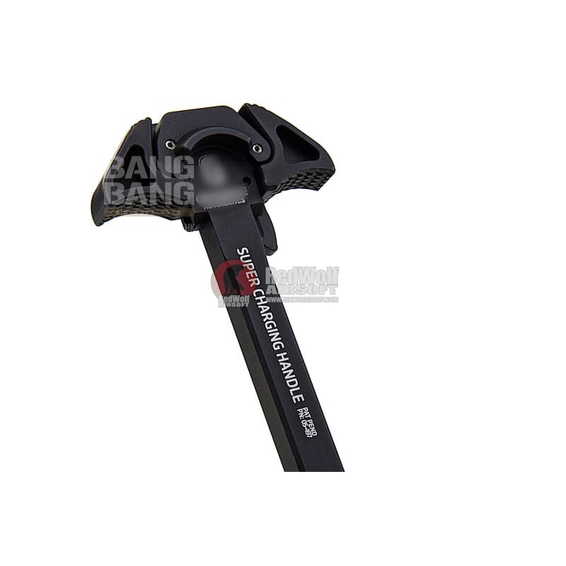 Angry Gun Airborne Ambi Charging Handle - Original Model - Black (Tokyo Marui M4 MWS Version) - Bang Bang Airsoft