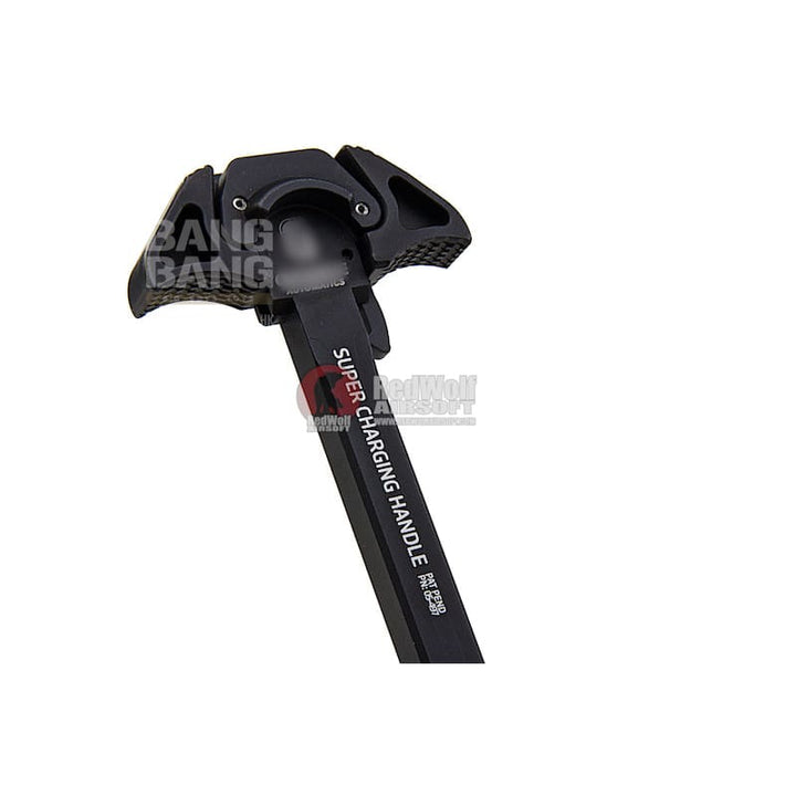 Angry Gun Airborne Ambi Charging Handle - Original Model - Black (Tokyo Marui M4 MWS Version) - Bang Bang Airsoft