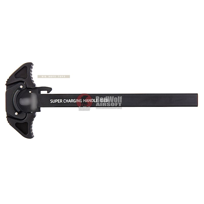 Angry Gun Airborne Ambi Charging Handle - Original Model - Black (Tokyo Marui M4 MWS Version) - Bang Bang Airsoft