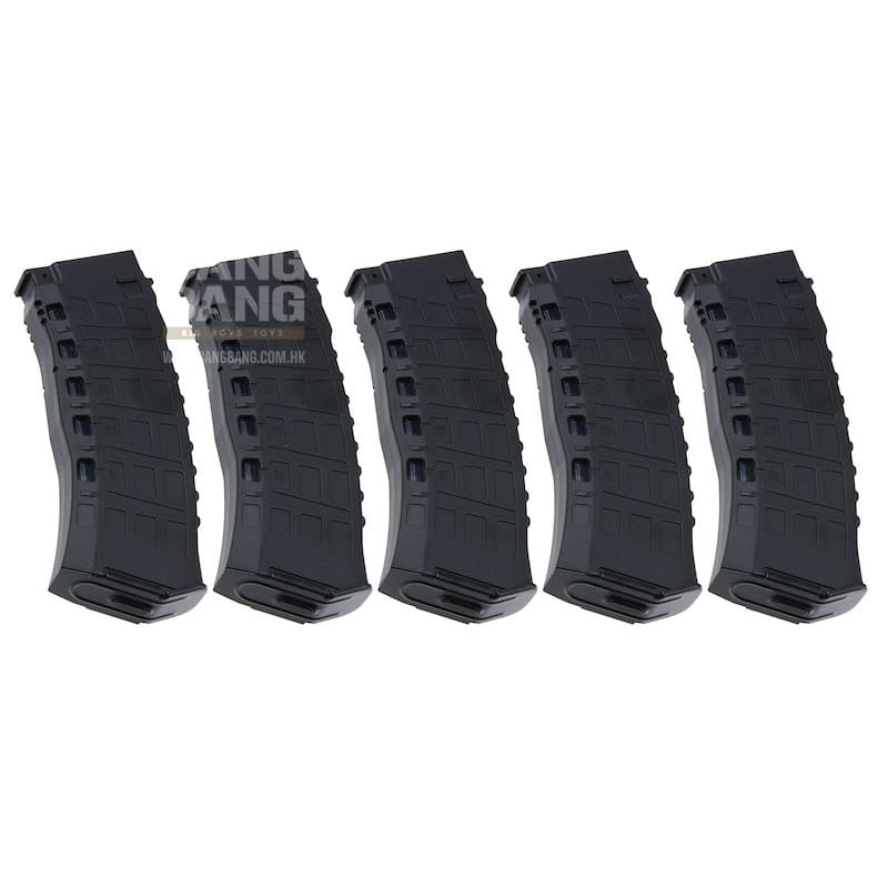 Arcturus (D - DAY) AK - 12 30/135 rds Variable - Cap EMM AEG Magazine - Black (5pcs / box set) - Bang Bang Airsoft