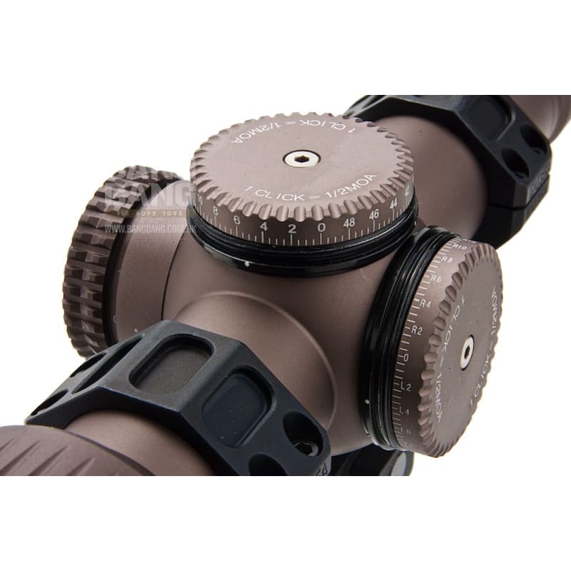 ARES 1 - 6 x 24 Illuminated Airsoft Scope w/ Scope Mount - Bronze - Bang Bang Airsoft