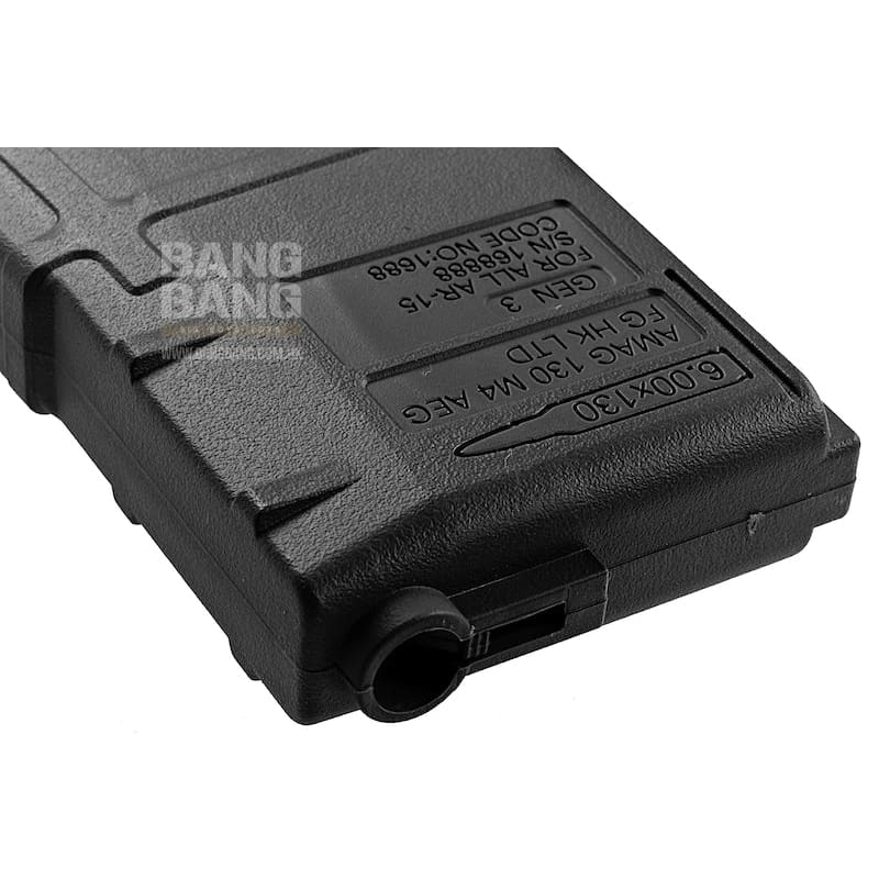 ARES 130rds M4 AMAG Magazine for M4/ M16 AEG (5PCS / BOX) - Black - Bang Bang Airsoft