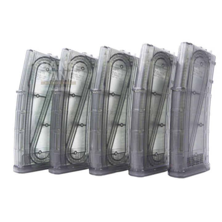 ARES 130rds M4 AMAG Magazine for M4/ M16 AEG (5PCS / BOX) - Transparent - Bang Bang Airsoft