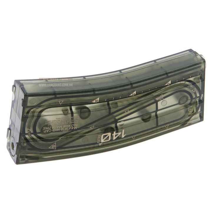ARES 140 rds M16 Mid Cap Magazine for M4 / M16 AEG (5PCS / BOX) - Transparent - Bang Bang Airsoft