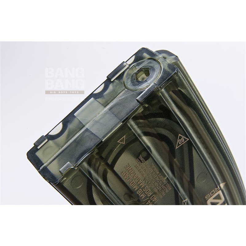 ARES 140 rds M16 Mid Cap Magazine for M4 / M16 AEG (5PCS / BOX) - Transparent - Bang Bang Airsoft