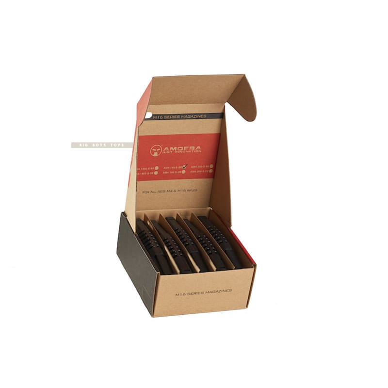 ARES Amoeba 140 rds Magazines for M4/M16 AEG - Black (5pcs / - Bang Bang Airsoft
