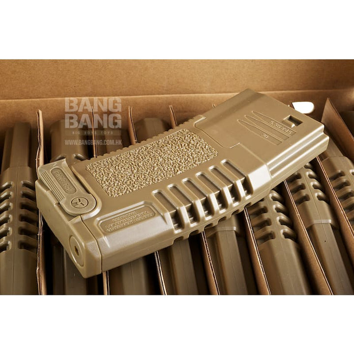 ARES Amoeba 140 rds S Class Box Set Magazines for M4/M16 AEG - DE (10pcs / Box) - Bang Bang Airsoft