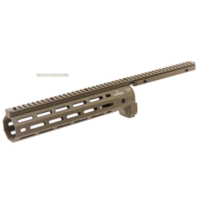 ARES Amoeba CNC M - Lok Handguard for Amoeba STRIKER Series - Dark Earth - Bang Bang Airsoft