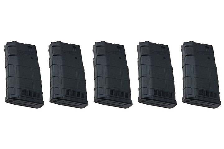 ARES AR308 Magazine (130 rounds AEG Magazine) Compatible with SR25 - M110 Series - Black (5pcs / Box Set) - Bang Bang Airsoft