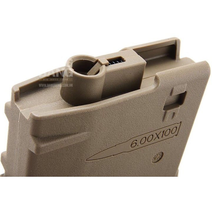ARES AR308 Magazine (130 rounds AEG Magazine) Compatible with SR25 - M110 Series - Dark Earth - Bang Bang Airsoft