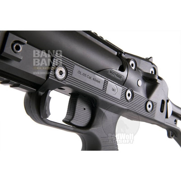 ARES ASG GL - 06(BK Color) Grenade Launcher with CO2 Shell - Bang Bang Airsoft