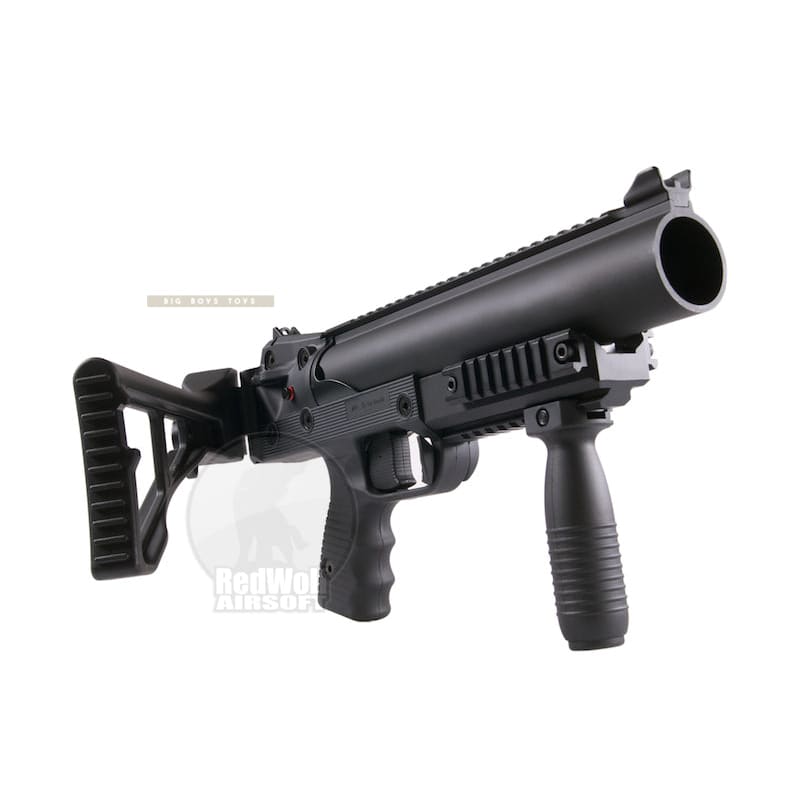 ARES ASG GL - 06(BK Color) Grenade Launcher with CO2 Shell - Bang Bang Airsoft