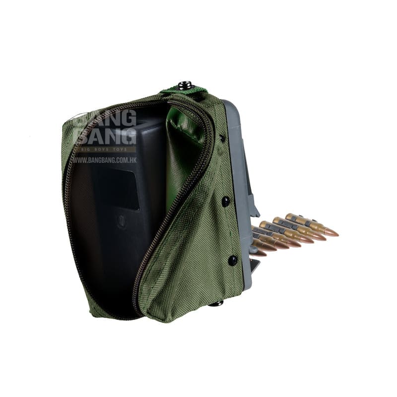 ARES LMG Box 1100rd Magazine - Green - Bang Bang Airsoft